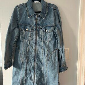 ZARA Denim zip-up dress - Size XXL